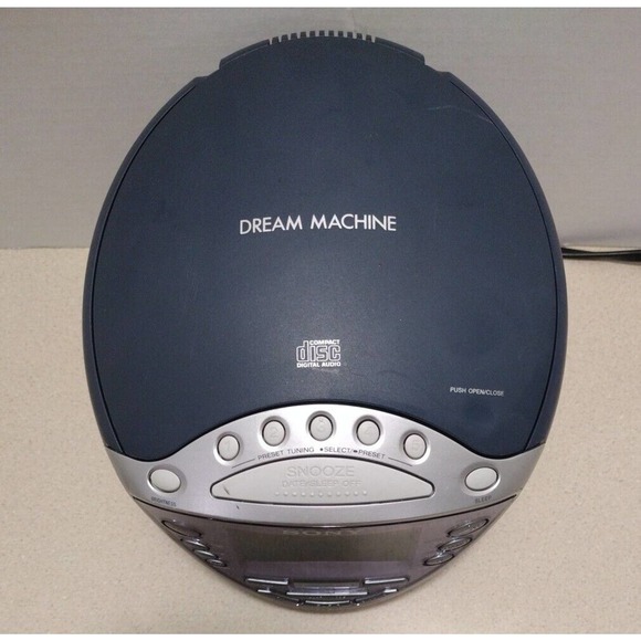 Sony Dream Machine ICF-CD843V AM/FM 4-Band Radio CD Player Alarm TESTED - Picture 3 of 9